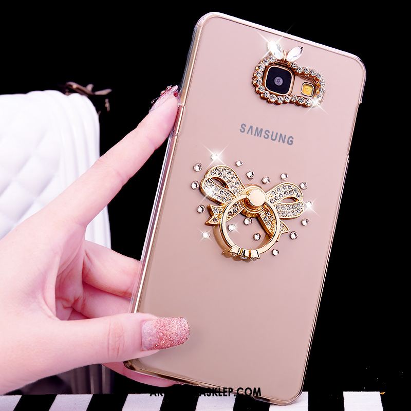 Futerał Samsung Galaxy A5 2016 Rhinestone Różowe Przezroczysty Ring Gwiazda Obudowa Kupię