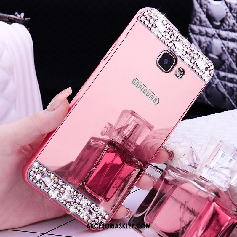 Futerał Samsung Galaxy A5 2016 Telefon Komórkowy Granica Gwiazda Różowe Rhinestone Obudowa Tanie