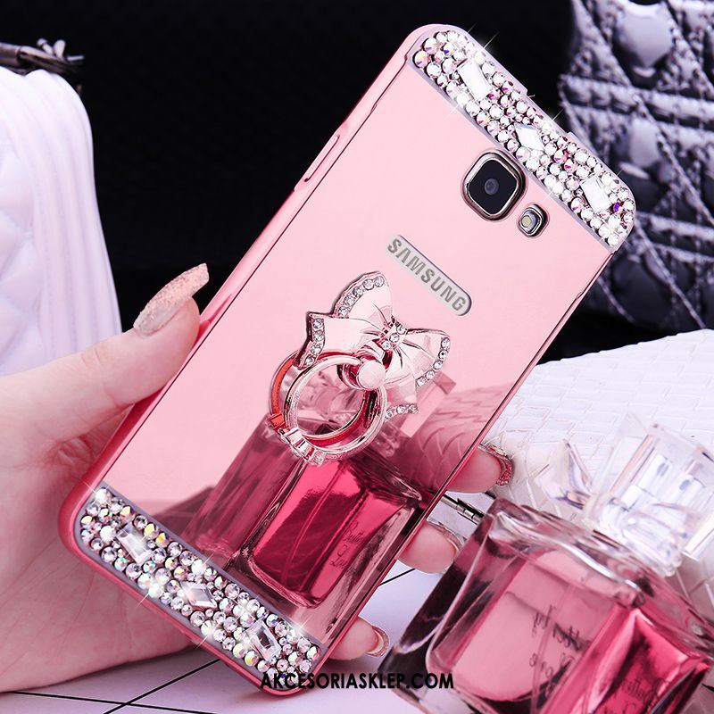 Futerał Samsung Galaxy A5 2016 Telefon Komórkowy Granica Gwiazda Różowe Rhinestone Obudowa Tanie