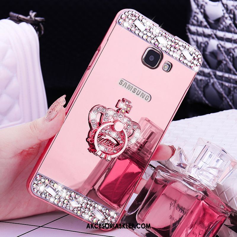 Futerał Samsung Galaxy A5 2016 Telefon Komórkowy Granica Gwiazda Różowe Rhinestone Obudowa Tanie