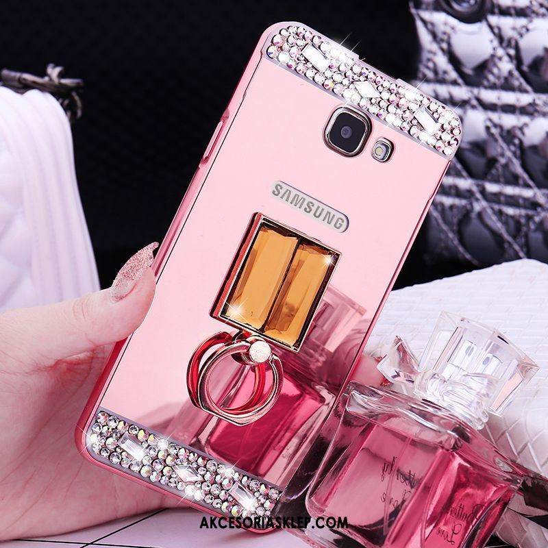 Futerał Samsung Galaxy A5 2016 Telefon Komórkowy Granica Gwiazda Różowe Rhinestone Obudowa Tanie