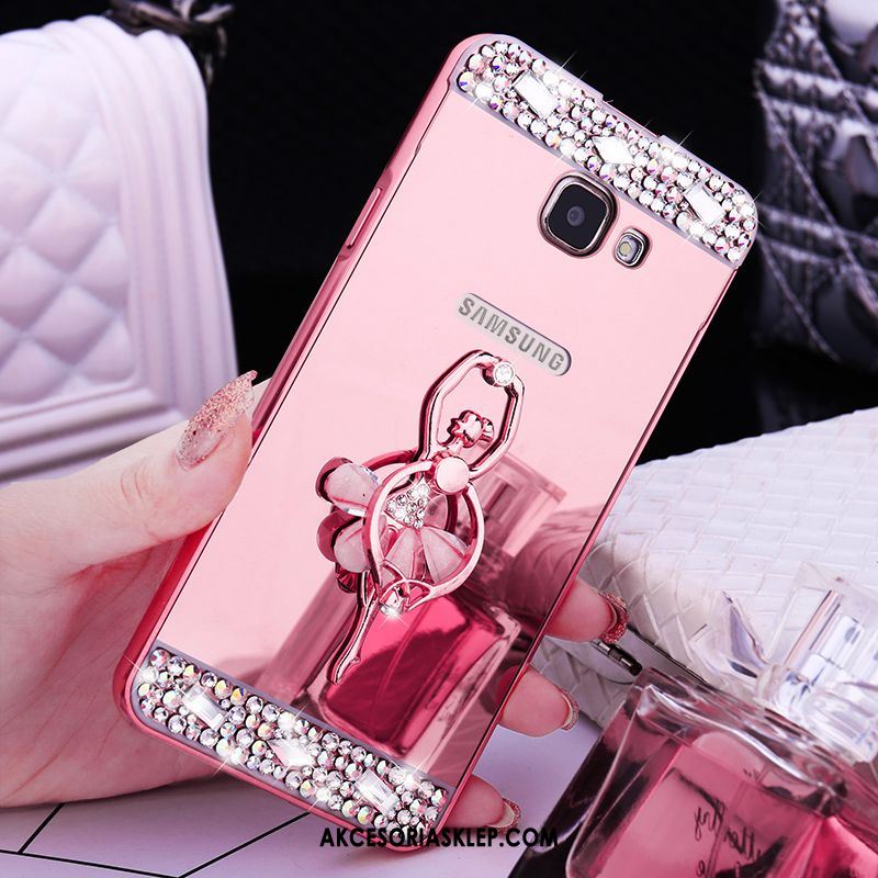 Futerał Samsung Galaxy A5 2016 Telefon Komórkowy Granica Gwiazda Różowe Rhinestone Obudowa Tanie