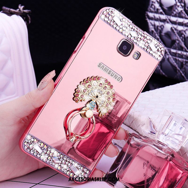 Futerał Samsung Galaxy A5 2016 Telefon Komórkowy Granica Gwiazda Różowe Rhinestone Obudowa Tanie