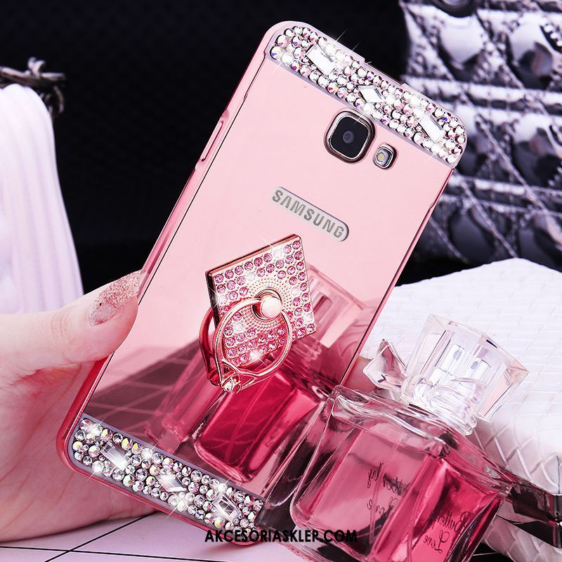 Futerał Samsung Galaxy A5 2016 Telefon Komórkowy Granica Gwiazda Różowe Rhinestone Obudowa Tanie