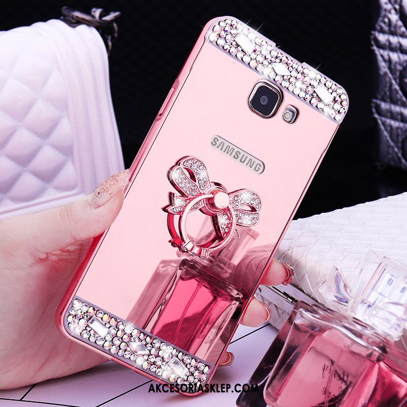 Futerał Samsung Galaxy A5 2016 Telefon Komórkowy Granica Gwiazda Różowe Rhinestone Obudowa Tanie