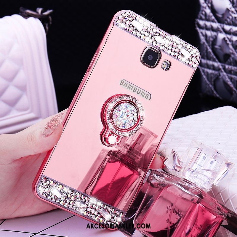 Futerał Samsung Galaxy A5 2016 Telefon Komórkowy Granica Gwiazda Różowe Rhinestone Obudowa Tanie