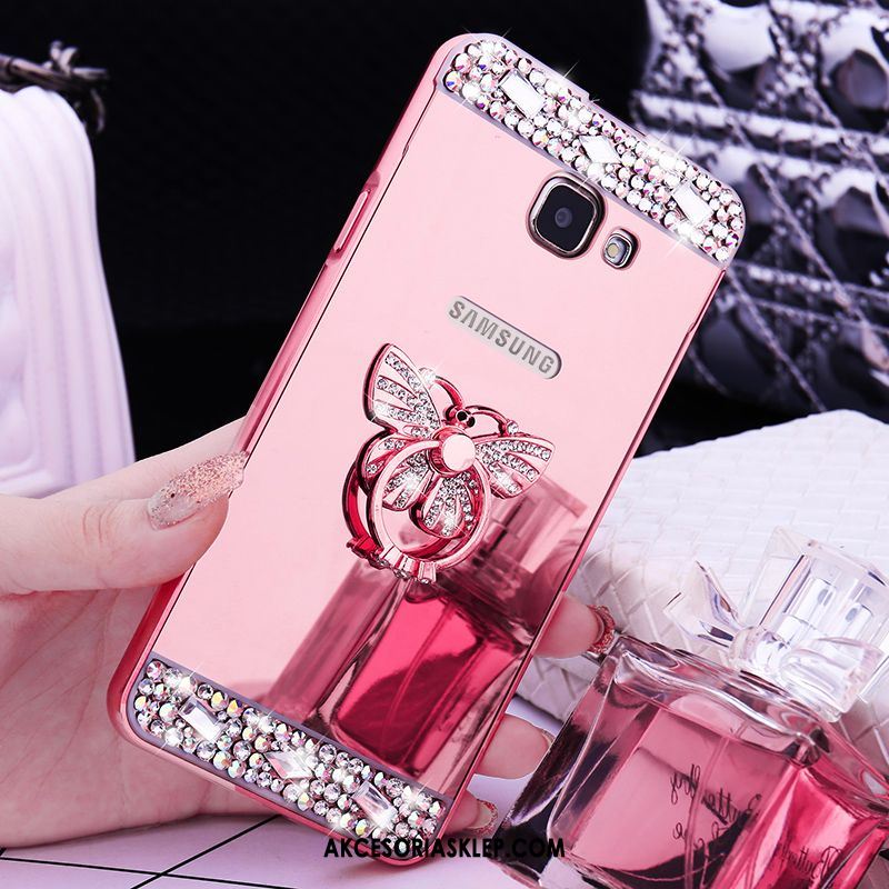 Futerał Samsung Galaxy A5 2016 Telefon Komórkowy Granica Gwiazda Różowe Rhinestone Obudowa Tanie
