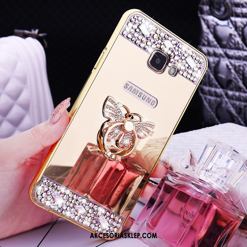 Futerał Samsung Galaxy A5 2016 Telefon Komórkowy Granica Gwiazda Różowe Rhinestone Obudowa Tanie