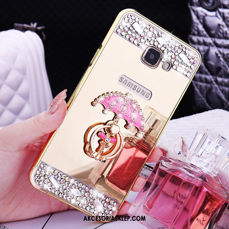 Futerał Samsung Galaxy A5 2016 Telefon Komórkowy Granica Gwiazda Różowe Rhinestone Obudowa Tanie