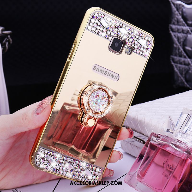 Futerał Samsung Galaxy A5 2016 Telefon Komórkowy Granica Gwiazda Różowe Rhinestone Obudowa Tanie