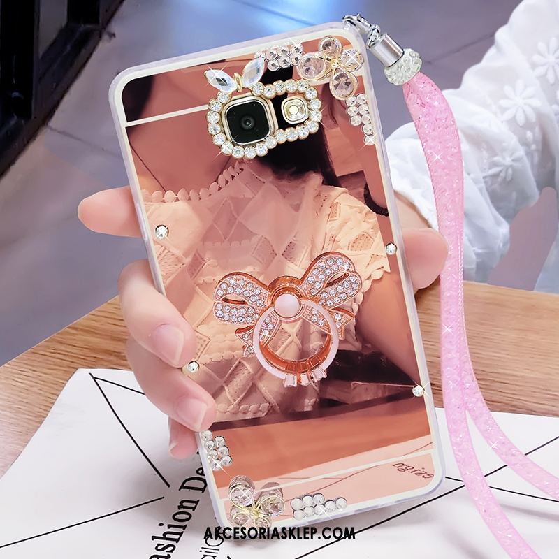 Futerał Samsung Galaxy A5 2017 Miękki Różowe Złoto Wiszące Ozdoby Gwiazda Telefon Komórkowy Pokrowce Tanie