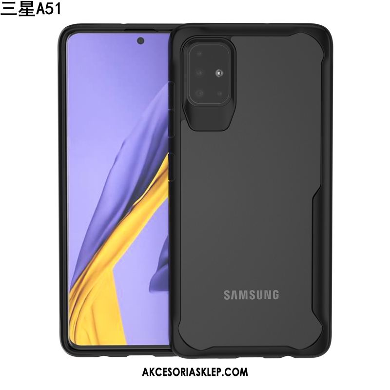 Futerał Samsung Galaxy A51 Miękki Przezroczysty Czarny Filmy Gwiazda Oferta