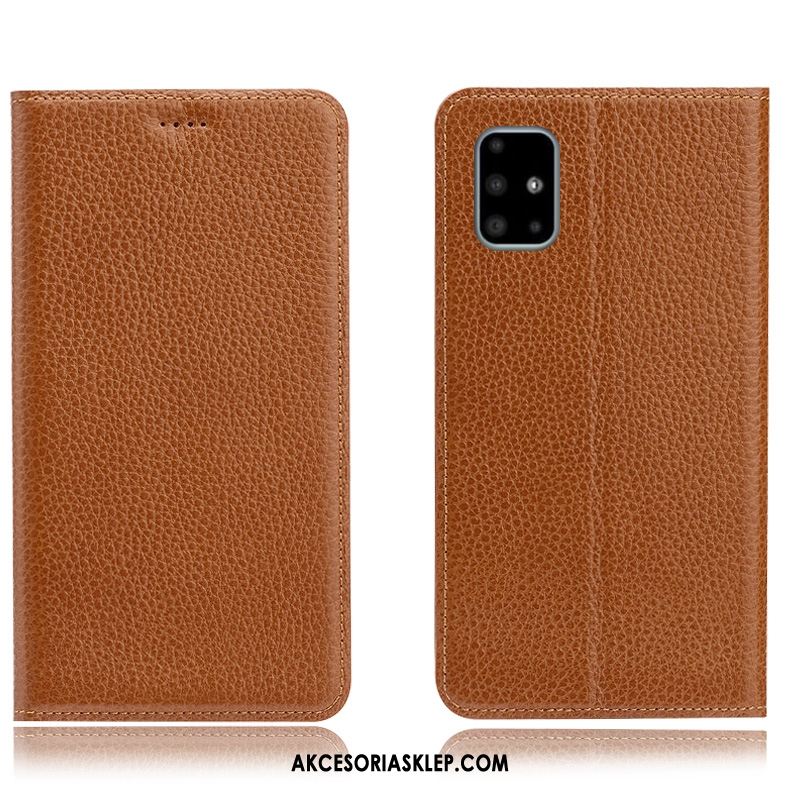 Futerał Samsung Galaxy A51 Ochraniacz All Inclusive Wzór Litchi Anti-fall Etui Kup