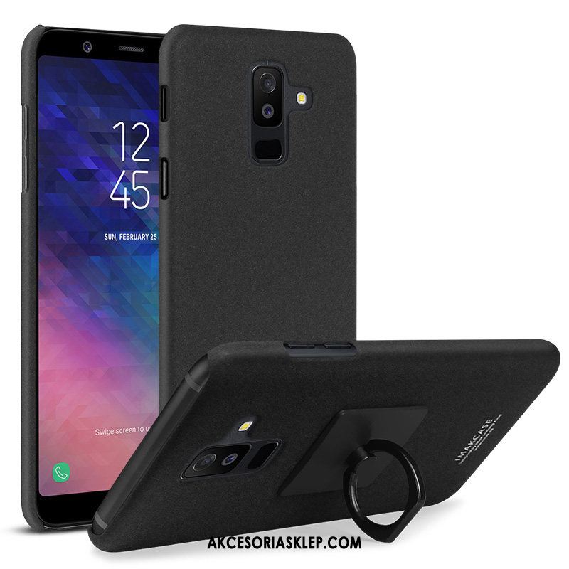 Futerał Samsung Galaxy A6 Gwiazda Anti-fall Czarny Nubuku Ring Pokrowce Oferta