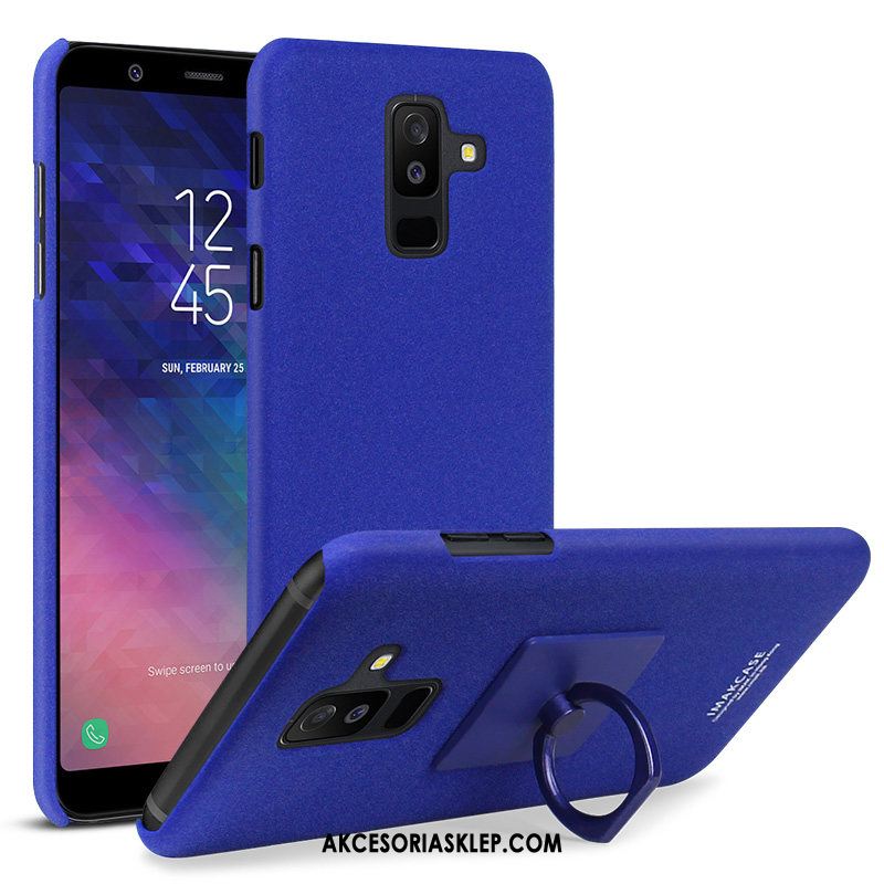 Futerał Samsung Galaxy A6 Gwiazda Anti-fall Czarny Nubuku Ring Pokrowce Oferta