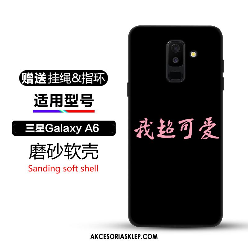 Futerał Samsung Galaxy A6+ Gwiazda Telefon Komórkowy Anti-fall Czarny Ochraniacz Pokrowce Kup