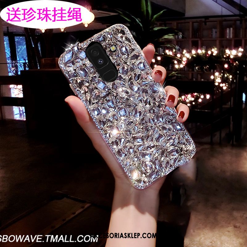 Futerał Samsung Galaxy A6+ Telefon Komórkowy Ochraniacz Rhinestone Gwiazda Niebieski Etui Sprzedam