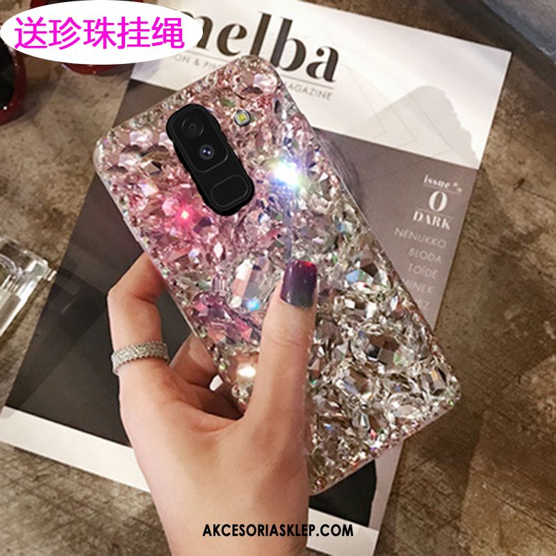 Futerał Samsung Galaxy A6+ Telefon Komórkowy Ochraniacz Rhinestone Gwiazda Niebieski Etui Sprzedam