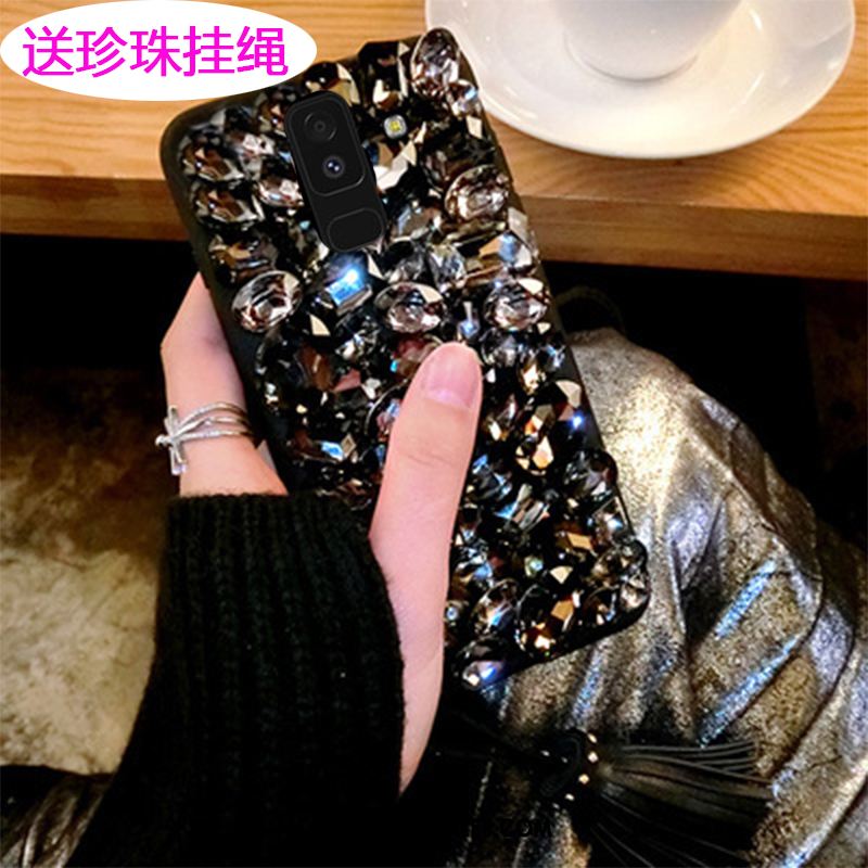 Futerał Samsung Galaxy A6+ Telefon Komórkowy Ochraniacz Rhinestone Gwiazda Niebieski Etui Sprzedam