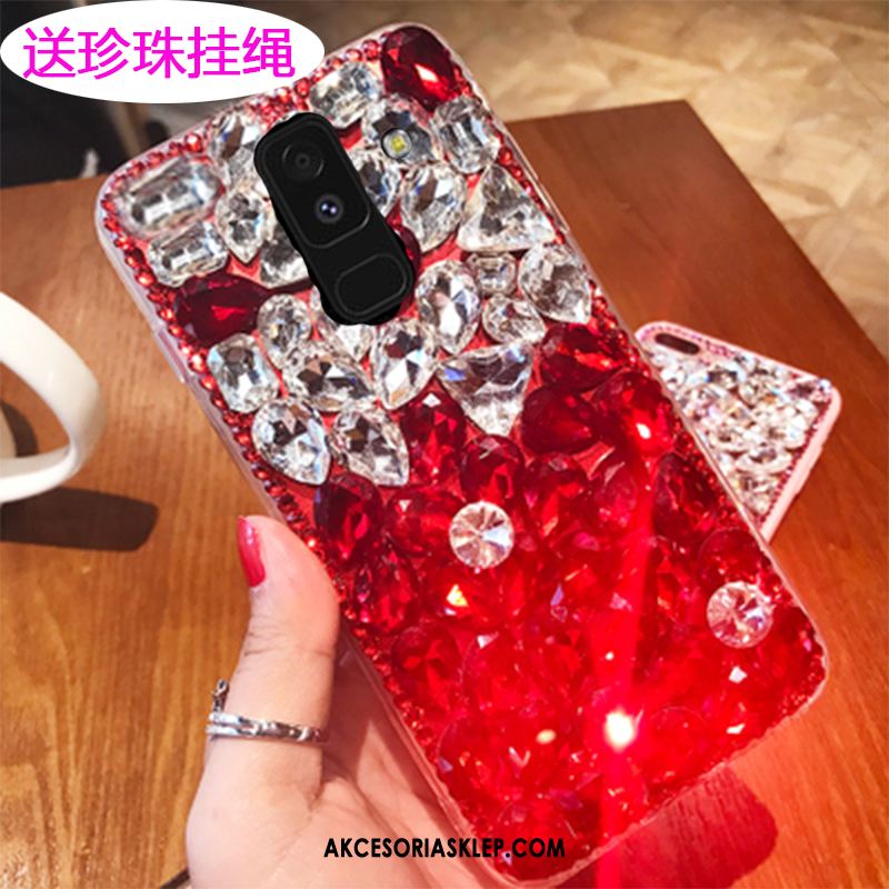 Futerał Samsung Galaxy A6+ Telefon Komórkowy Ochraniacz Rhinestone Gwiazda Niebieski Etui Sprzedam