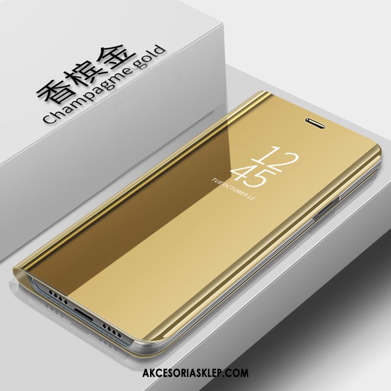 Futerał Samsung Galaxy A6+ Telefon Komórkowy Skórzany Futerał Trójwymiarowy Różowe Złoto Gwiazda Etui Tanie