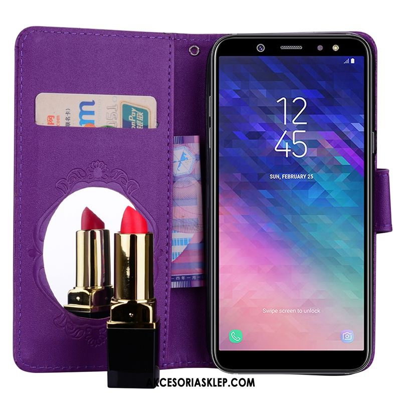 Futerał Samsung Galaxy A6+ Wspornik Gwiazda Purpurowy Telefon Komórkowy Tendencja Etui Sprzedam