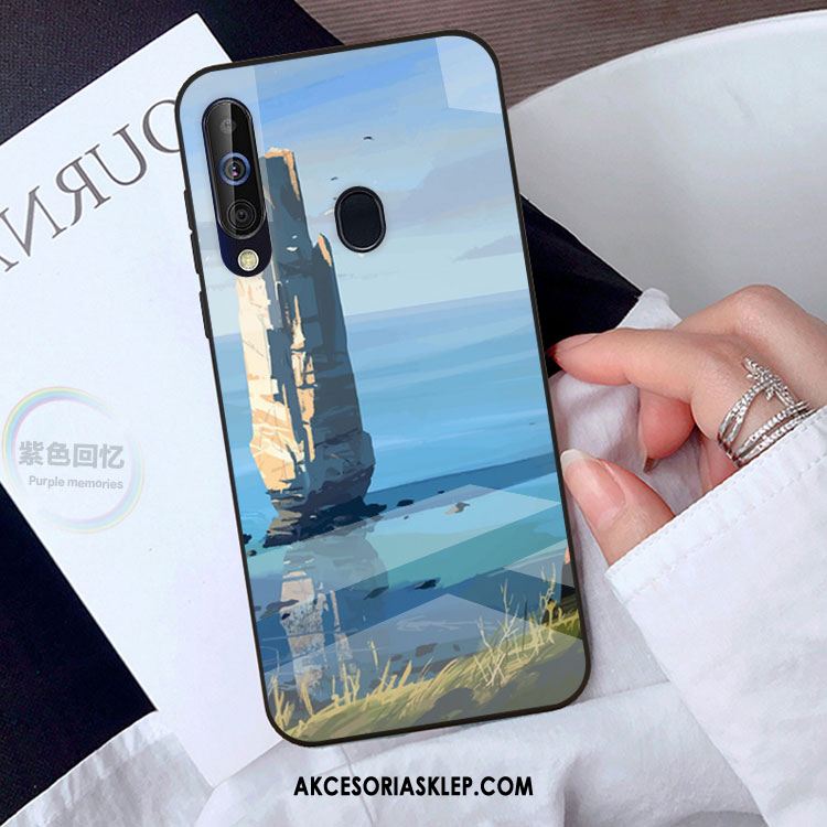 Futerał Samsung Galaxy A60 Telefon Komórkowy Gwiazda Szkło Ochraniacz Czarny Obudowa Oferta