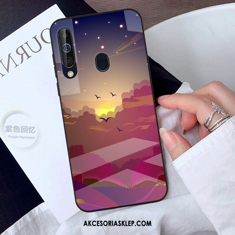 Futerał Samsung Galaxy A60 Telefon Komórkowy Gwiazda Szkło Ochraniacz Czarny Obudowa Oferta