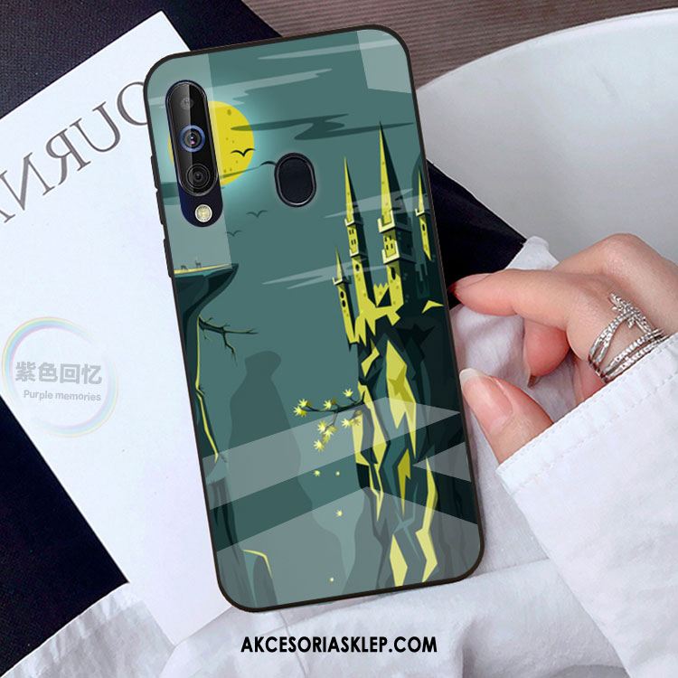 Futerał Samsung Galaxy A60 Telefon Komórkowy Gwiazda Szkło Ochraniacz Czarny Obudowa Oferta