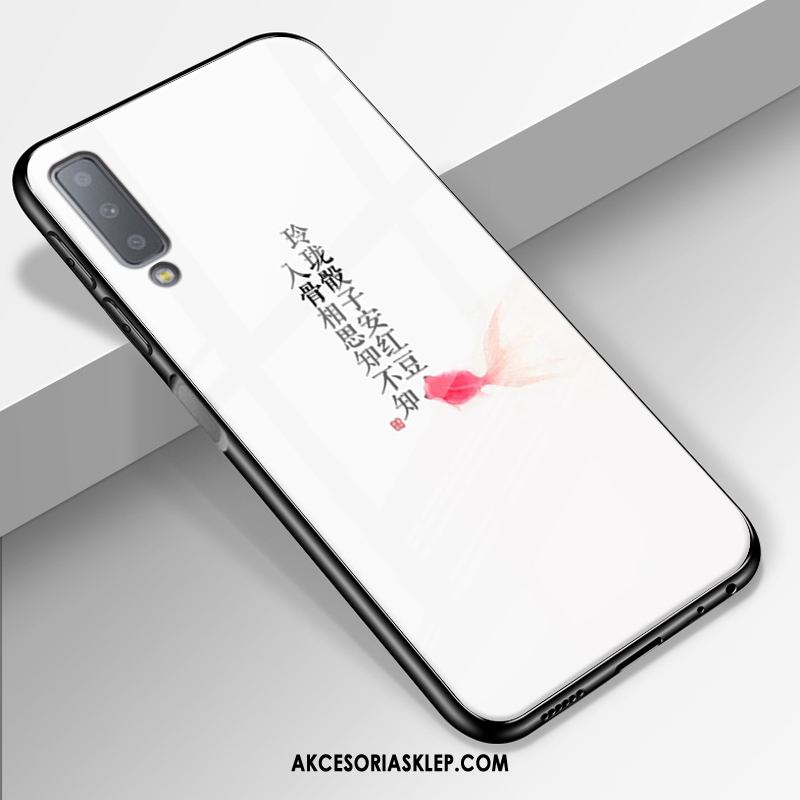 Futerał Samsung Galaxy A7 2018 Lustro Telefon Komórkowy Szkło Gwiaździsty Purpurowy Etui Online
