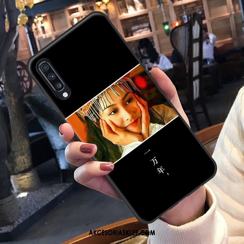 Futerał Samsung Galaxy A70 Czerwony Netto Ochraniacz Telefon Komórkowy Miękki Gwiazda Pokrowce Tanie