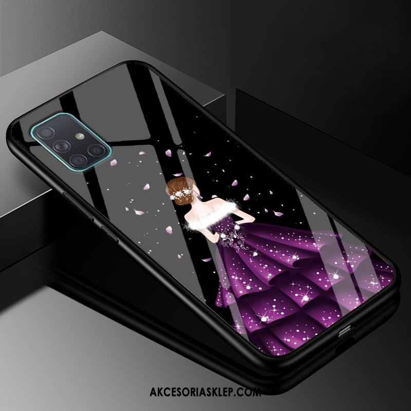 Futerał Samsung Galaxy A71 Anti-fall Miękki Szkło Moda Gwiazda Dyskont