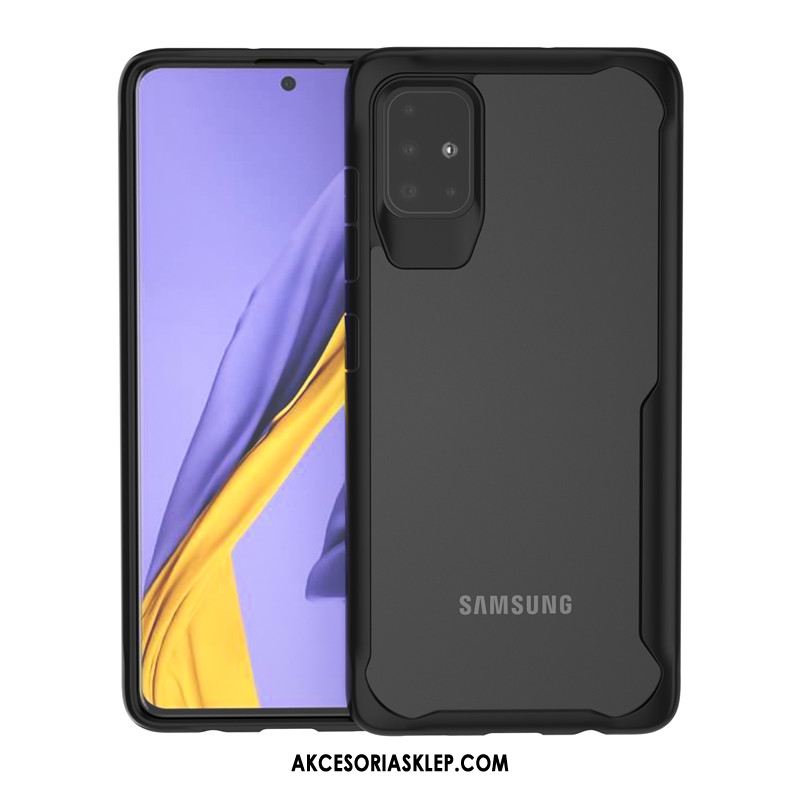 Futerał Samsung Galaxy A71 Przezroczysty Jednolity Kolor Ochraniacz Czerwony All Inclusive Obudowa Sklep