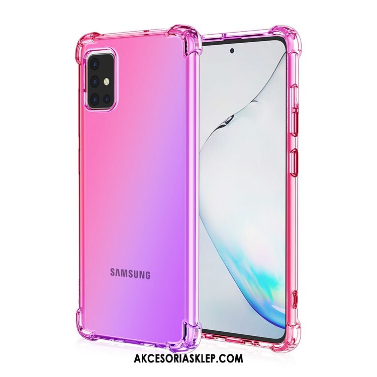 Futerał Samsung Galaxy A71 Tęcza Złoto Gwiazda Telefon Komórkowy Proszek Etui Dyskont