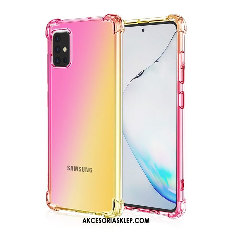 Futerał Samsung Galaxy A71 Tęcza Złoto Gwiazda Telefon Komórkowy Proszek Etui Dyskont