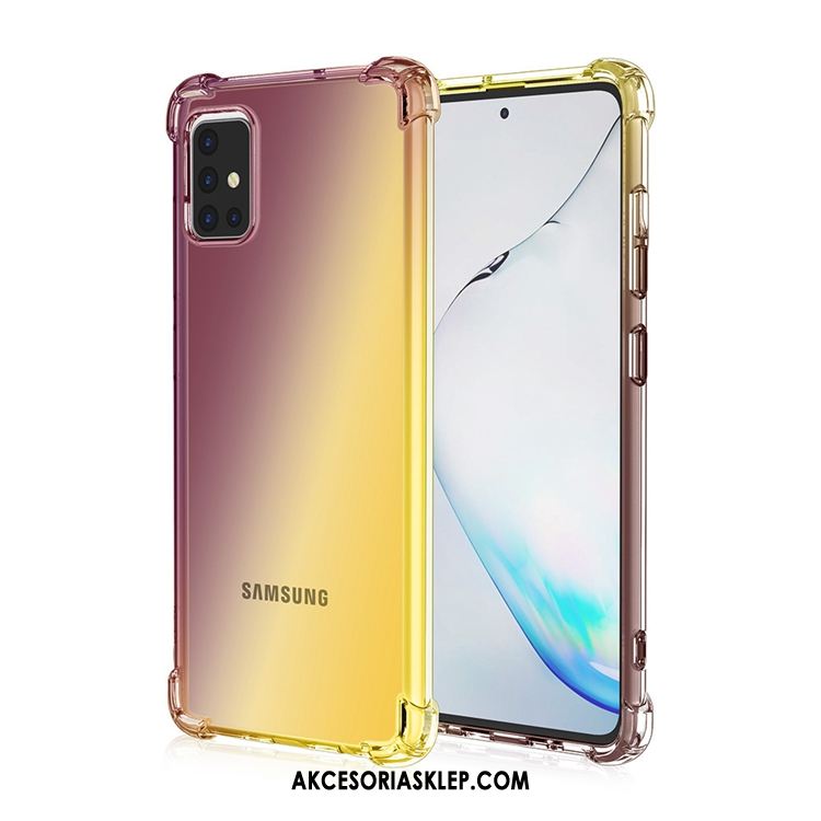 Futerał Samsung Galaxy A71 Tęcza Złoto Gwiazda Telefon Komórkowy Proszek Etui Dyskont