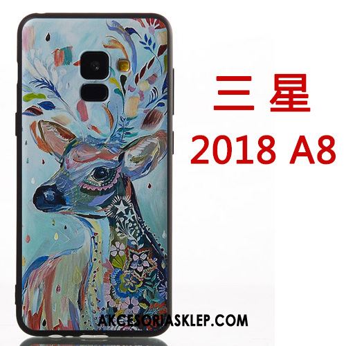 Futerał Samsung Galaxy A8 2018 Silikonowe Kolor Telefon Komórkowy Kreatywne Wiszące Ozdoby Etui Kupię