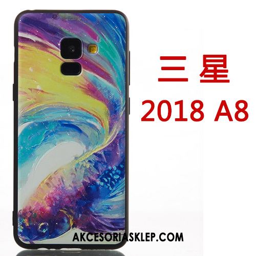 Futerał Samsung Galaxy A8 2018 Silikonowe Kolor Telefon Komórkowy Kreatywne Wiszące Ozdoby Etui Kupię