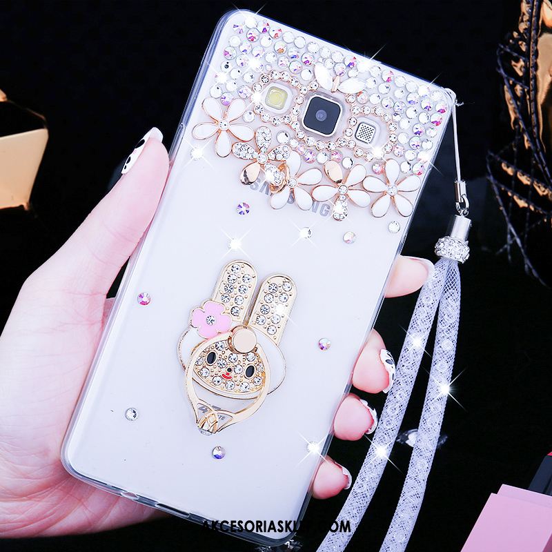 Futerał Samsung Galaxy A8 Gwiazda Nubuku Telefon Komórkowy Trudno Rhinestone Etui Sklep