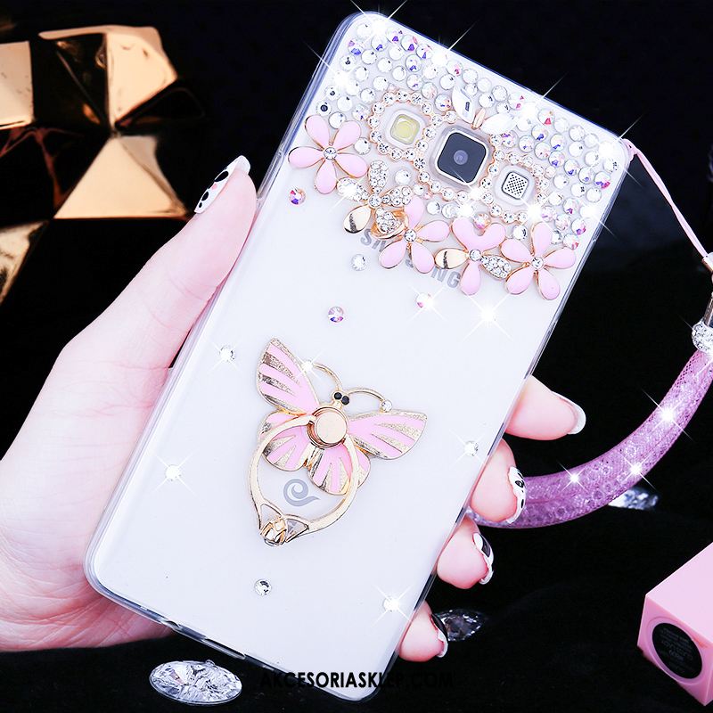 Futerał Samsung Galaxy A8 Gwiazda Nubuku Telefon Komórkowy Trudno Rhinestone Etui Sklep