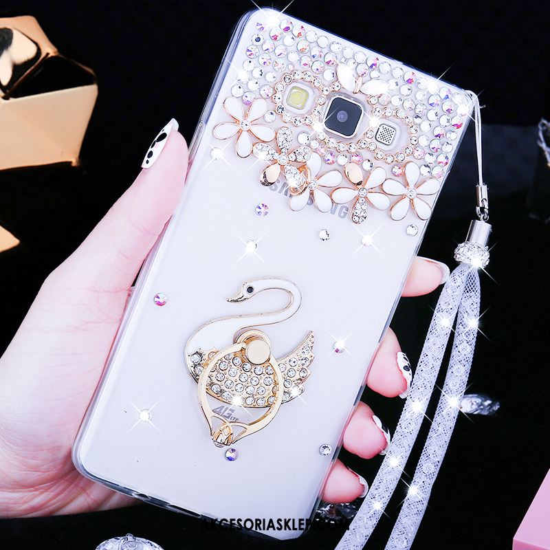 Futerał Samsung Galaxy A8 Gwiazda Nubuku Telefon Komórkowy Trudno Rhinestone Etui Sklep