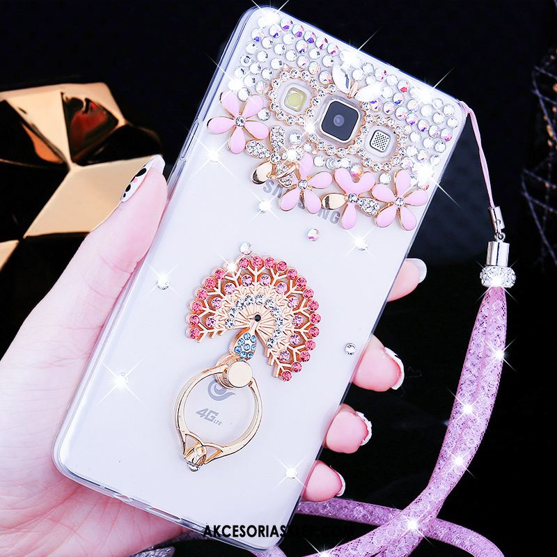 Futerał Samsung Galaxy A8 Gwiazda Nubuku Telefon Komórkowy Trudno Rhinestone Etui Sklep