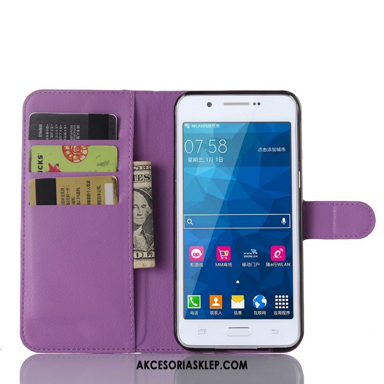 Futerał Samsung Galaxy A8 Gwiazda Telefon Komórkowy Karta Litchi Wzór Obudowa Tanie