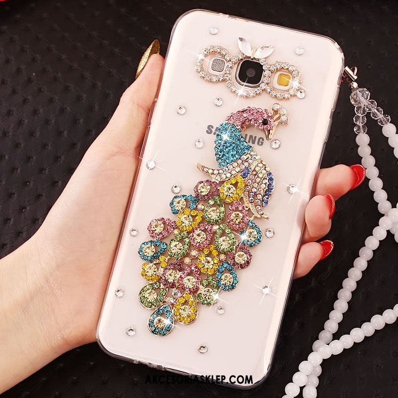 Futerał Samsung Galaxy A8 Miękki Rhinestone Telefon Komórkowy Przezroczysty Silikonowe Etui Tanie