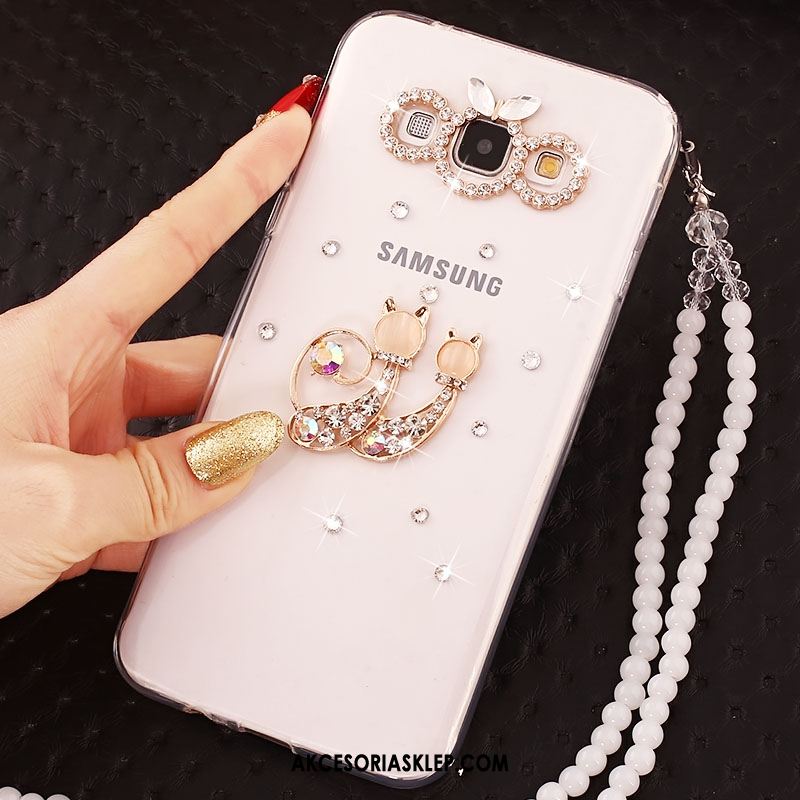 Futerał Samsung Galaxy A8 Miękki Rhinestone Telefon Komórkowy Przezroczysty Silikonowe Etui Tanie