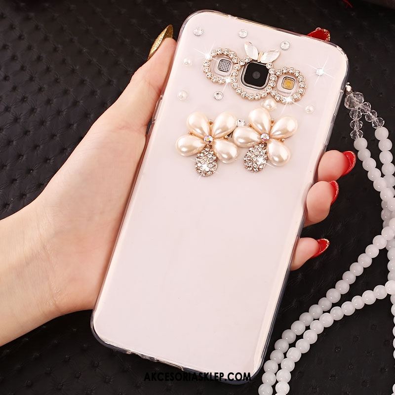 Futerał Samsung Galaxy A8 Miękki Rhinestone Telefon Komórkowy Przezroczysty Silikonowe Etui Tanie