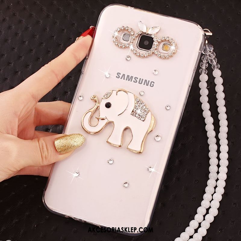 Futerał Samsung Galaxy A8 Miękki Rhinestone Telefon Komórkowy Przezroczysty Silikonowe Etui Tanie