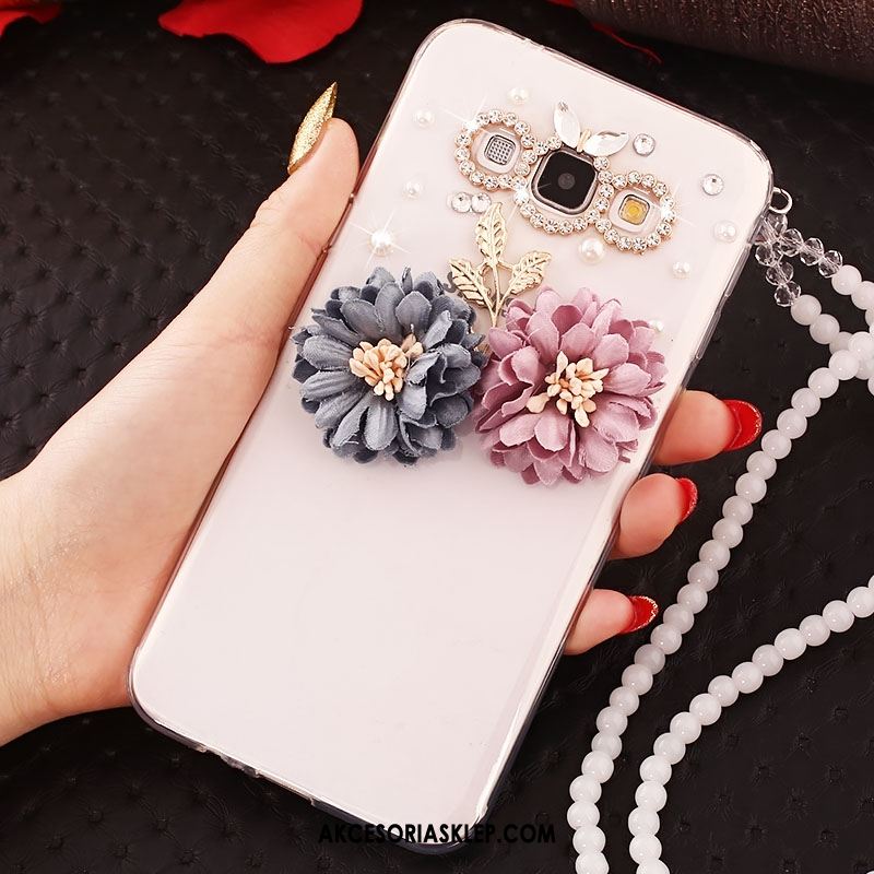 Futerał Samsung Galaxy A8 Miękki Rhinestone Telefon Komórkowy Przezroczysty Silikonowe Etui Tanie