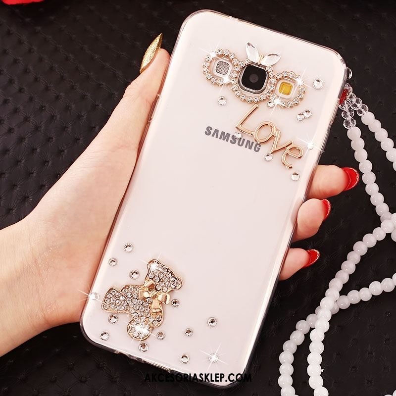 Futerał Samsung Galaxy A8 Miękki Rhinestone Telefon Komórkowy Przezroczysty Silikonowe Etui Tanie