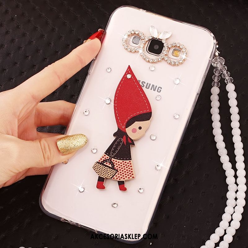 Futerał Samsung Galaxy A8 Miękki Rhinestone Telefon Komórkowy Przezroczysty Silikonowe Etui Tanie